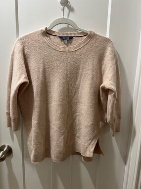 Joules Soft Beige Crewneck Sweater